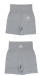 Shorts - High Rise - Grey