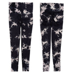 Leggings - Scrunch Butt - Black White Marble