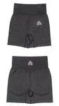 Shorts - High Rise - Charcoal Grey